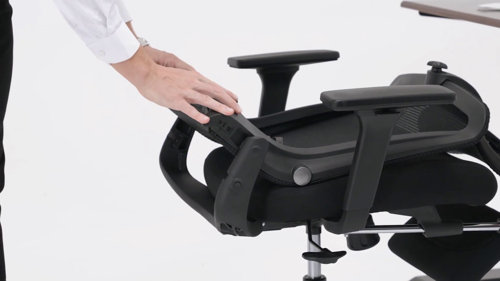 Inbox Zero Izayiah mesh office chair,ergonomic Foldable task chair 